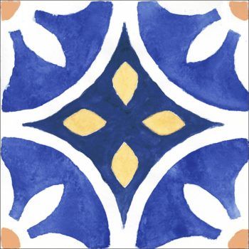 SANTORINI BLUE 25x25 (Caja de 1,00 m2)