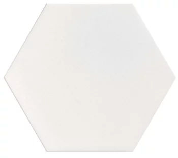 ARGOS WHITE Hexagonal 56x48,5 Detalles Brillo (Caja de 1.20 m2)