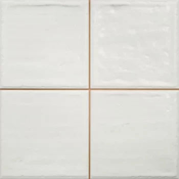ZOE NOA WHITE GL 20x20 Precorte 10x10 (Caja de 1.00 m2)
