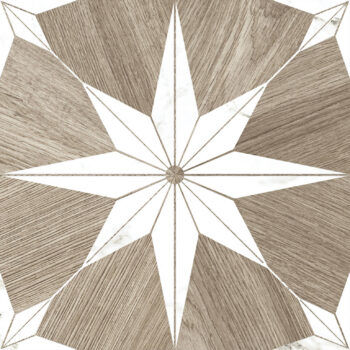 STELLA MAINE NOCE 25x25 (Caja de 1,00 m2)