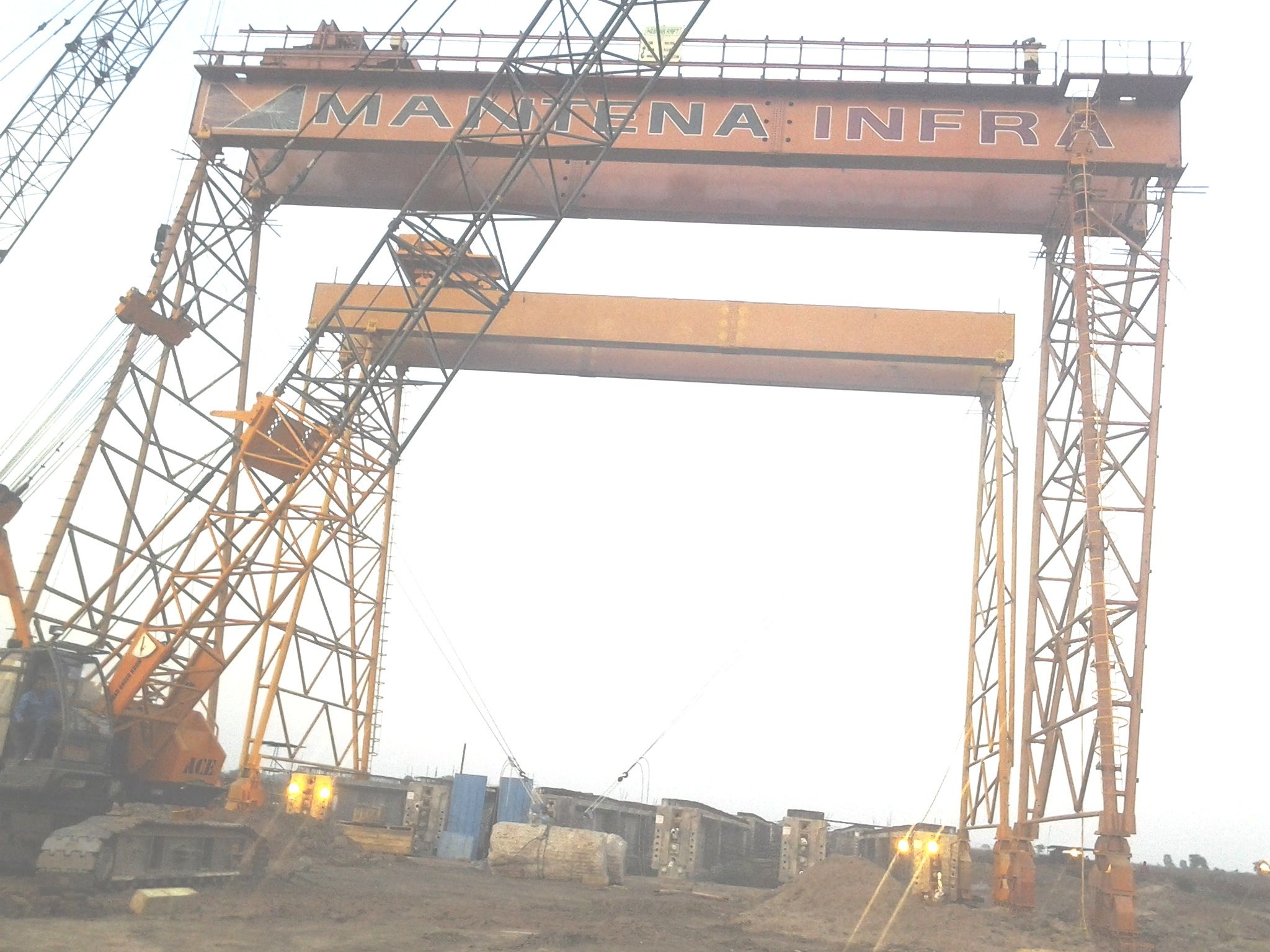 20m Height of lift double Gantry Goliath