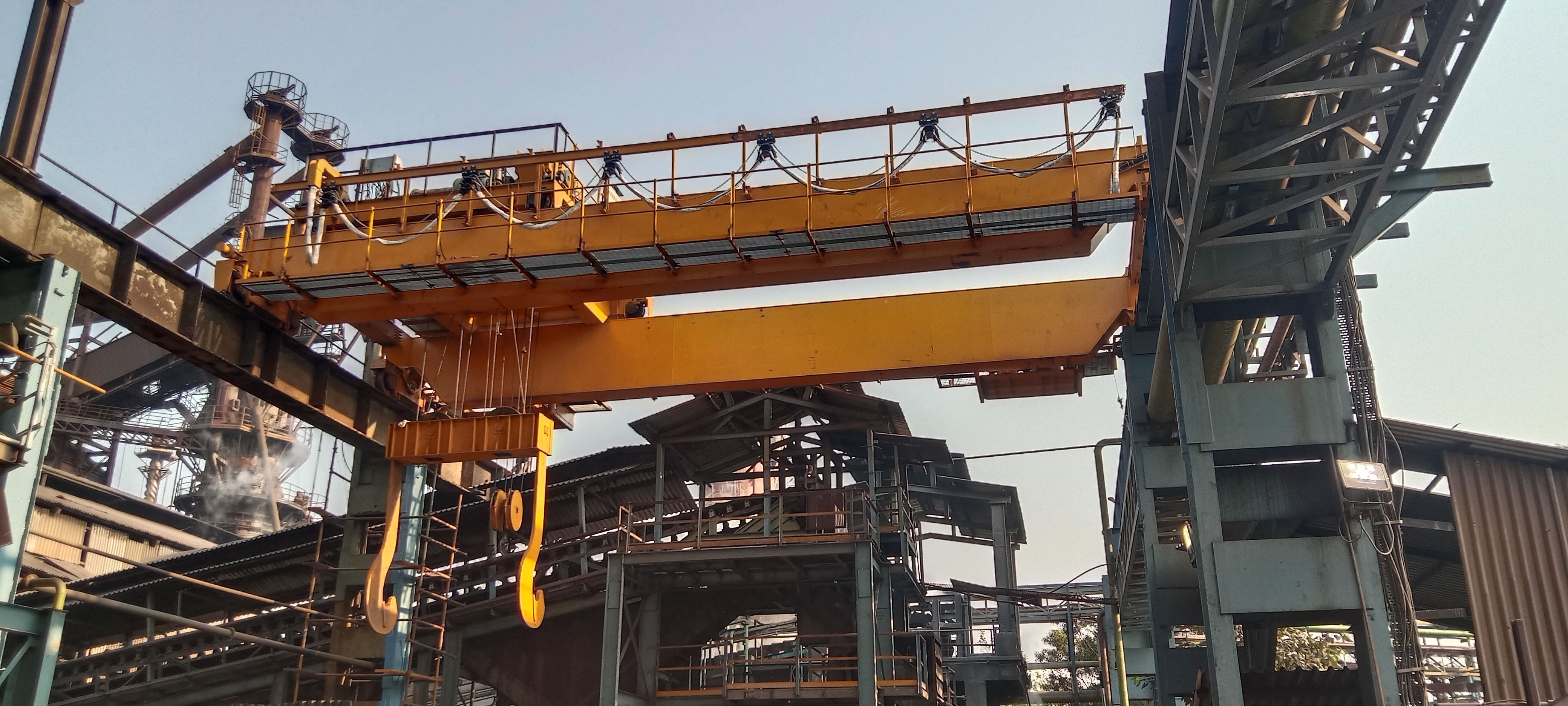 60/10 Ton Triple Girder Hot Metal Ladle Crane (10.5 m Span, 7 m Lift