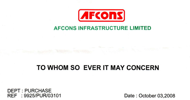 Afcons India Ltd
