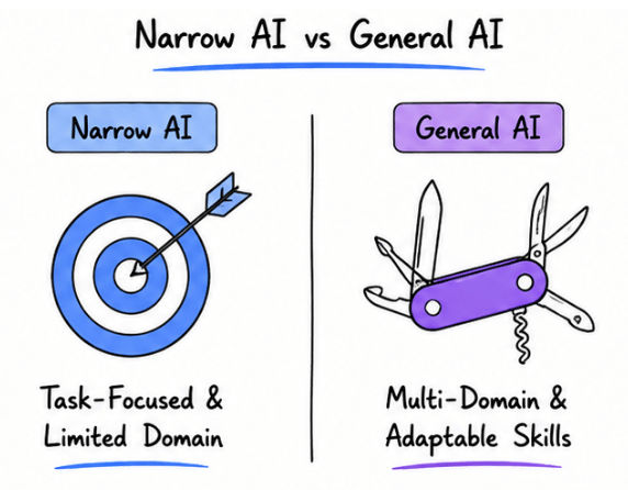 Narrow AI vs General AI