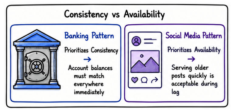 Consistency vs Availability in system design