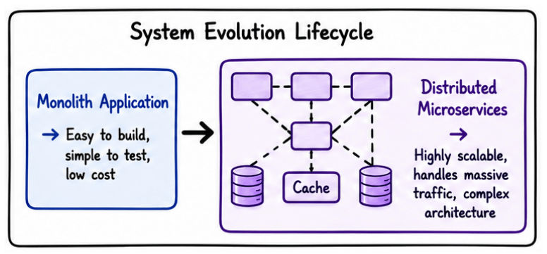 Monolith Application and Distributed Microservices