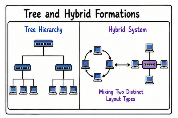 Tree vs Hybrid Topology