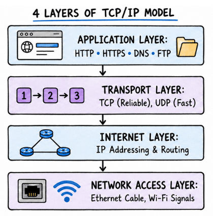 Layers of TCP/IP Model