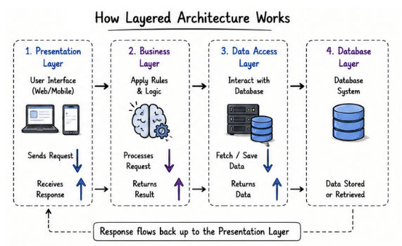 How Layered (N-Tier) Architecture Works