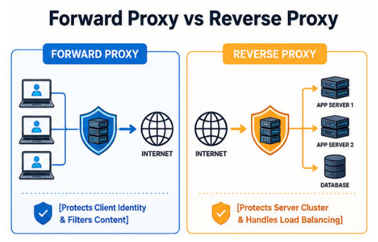 Difference Between Forward Proxy and Reverse Proxy
