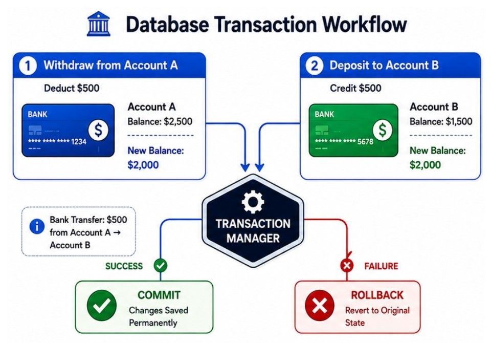 Transactions in database performance