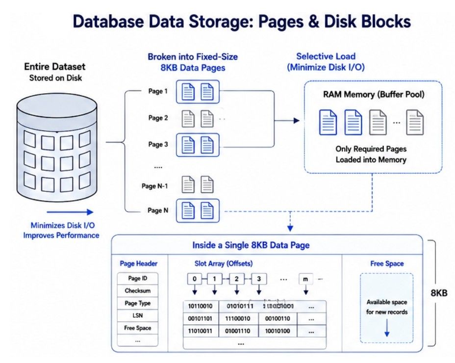 How Databases Store Data