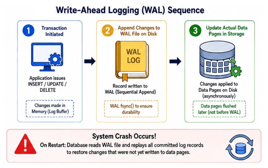 Write-Ahead Logging (WAL)