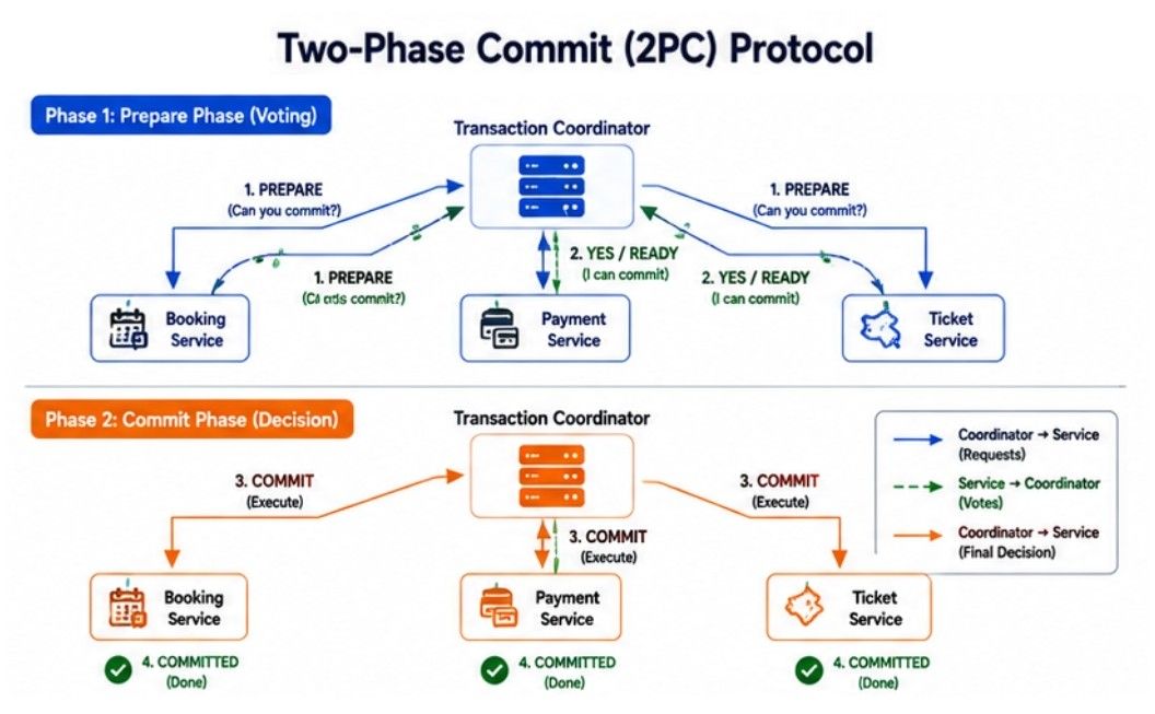 Two-Phase Commit (2PC) Two-Phase Commit (2PC)