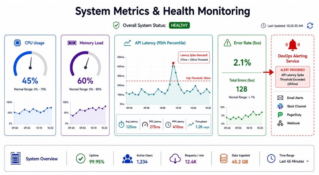 Easy to Monitor System Health