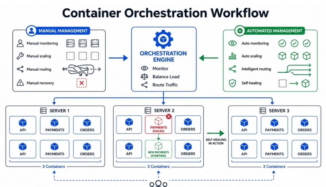 Container Orchestration Workflow