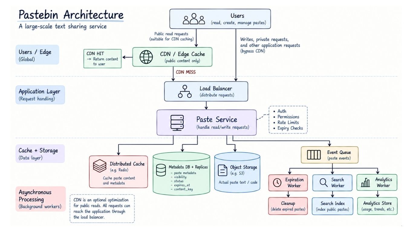 Pastebin Architecture