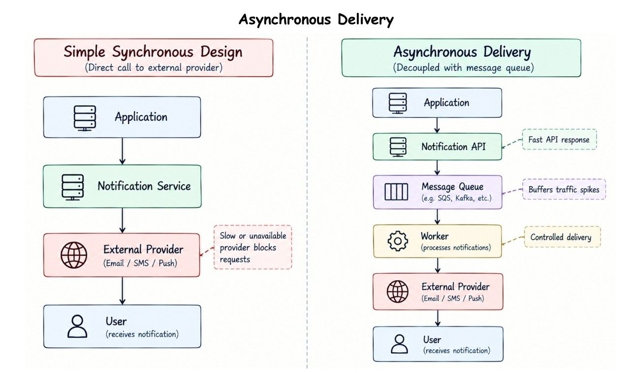 Add Asynchronous Delivery