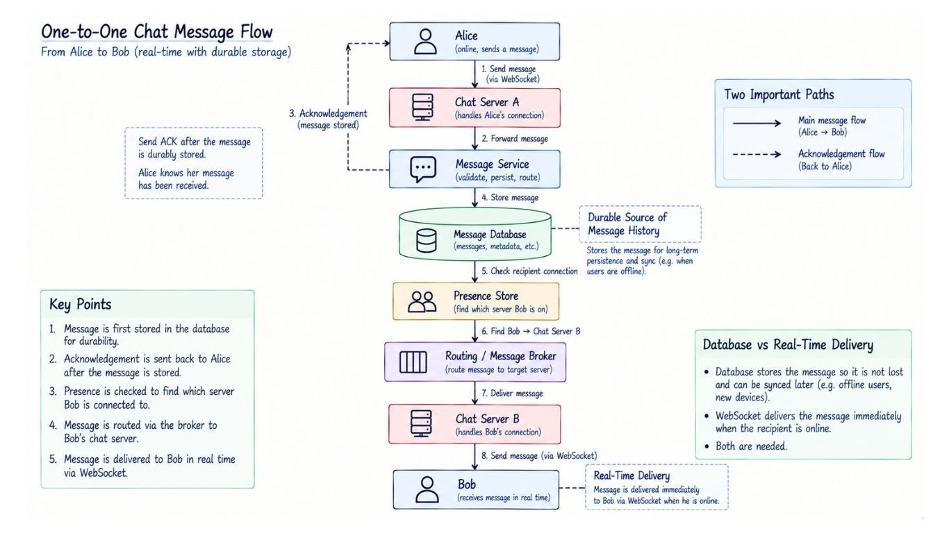 One-to-One Message Flow