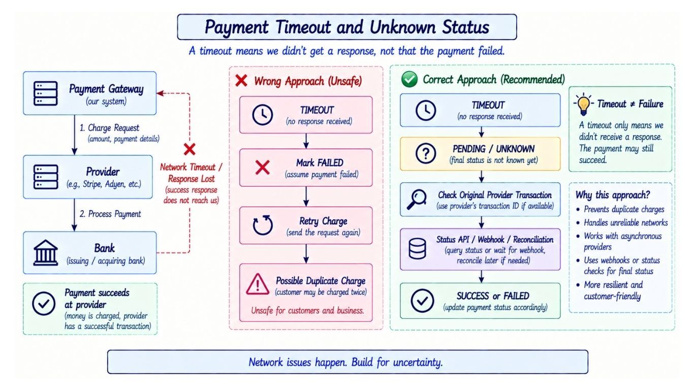 Payment Timeout and Unknown Status