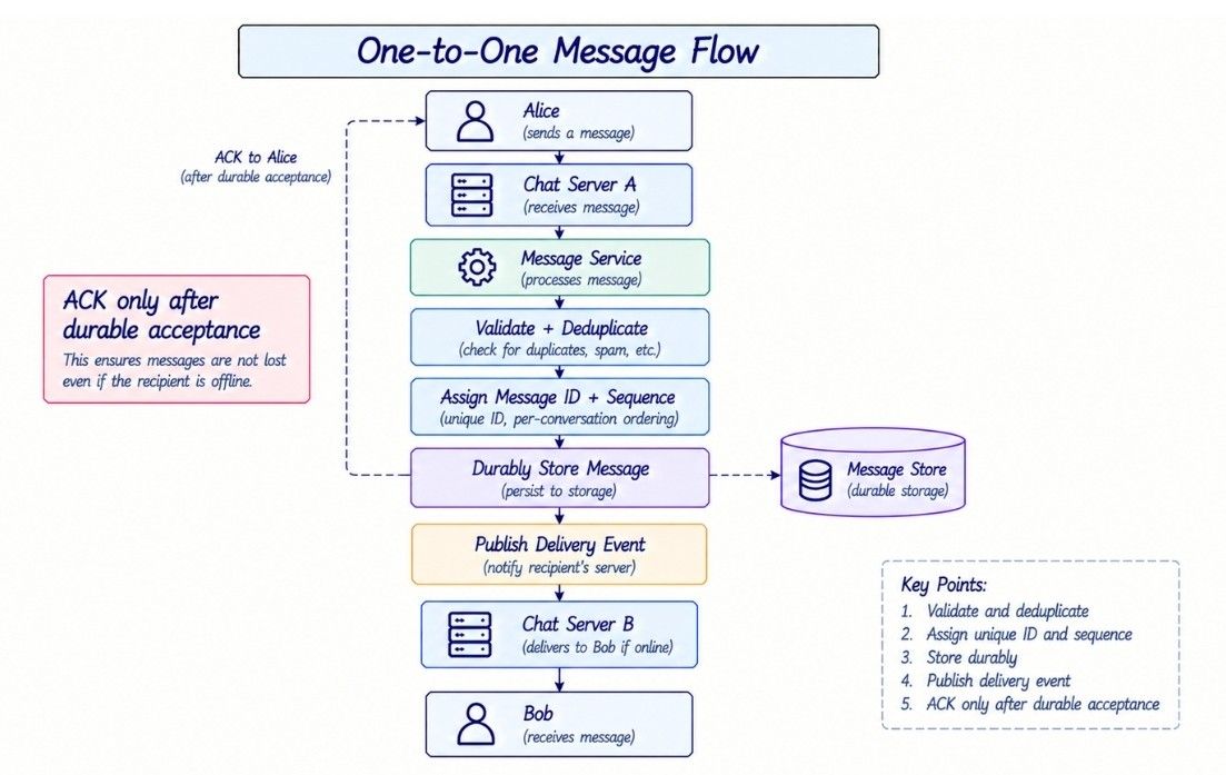 One-to-One Message Flow