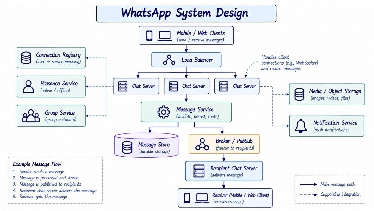 WhatsApp System Design