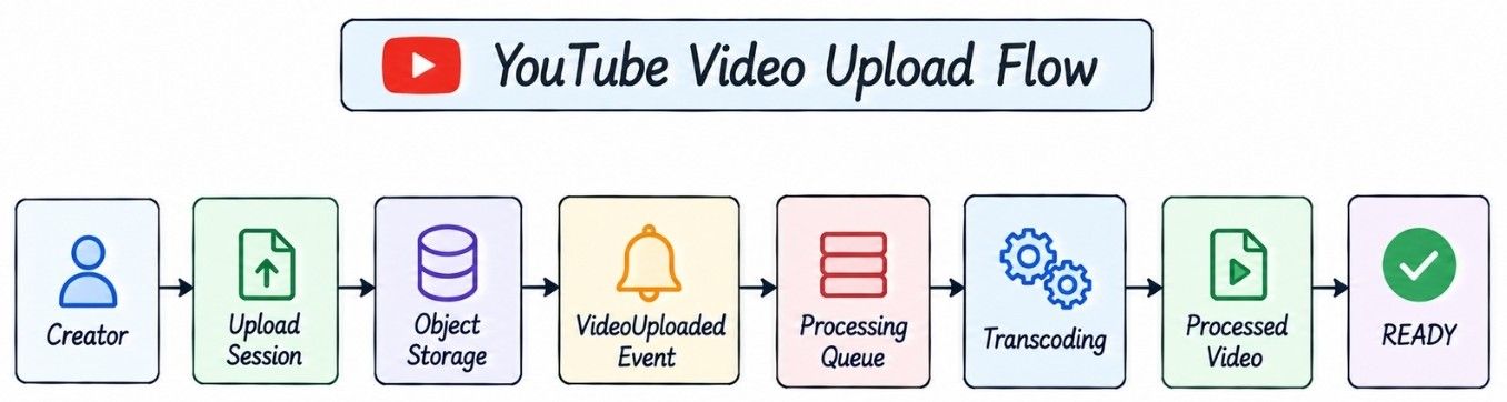 YouTube Video Upload Flow
