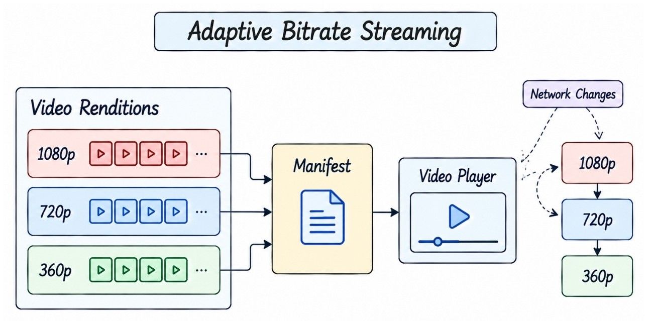 Video Segmentation and Adaptive Bitrate Streaming