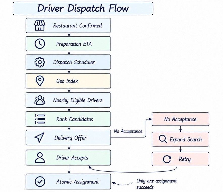 Driver Dispatch Flow