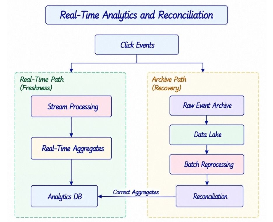Raw Event Archive and Reconciliation