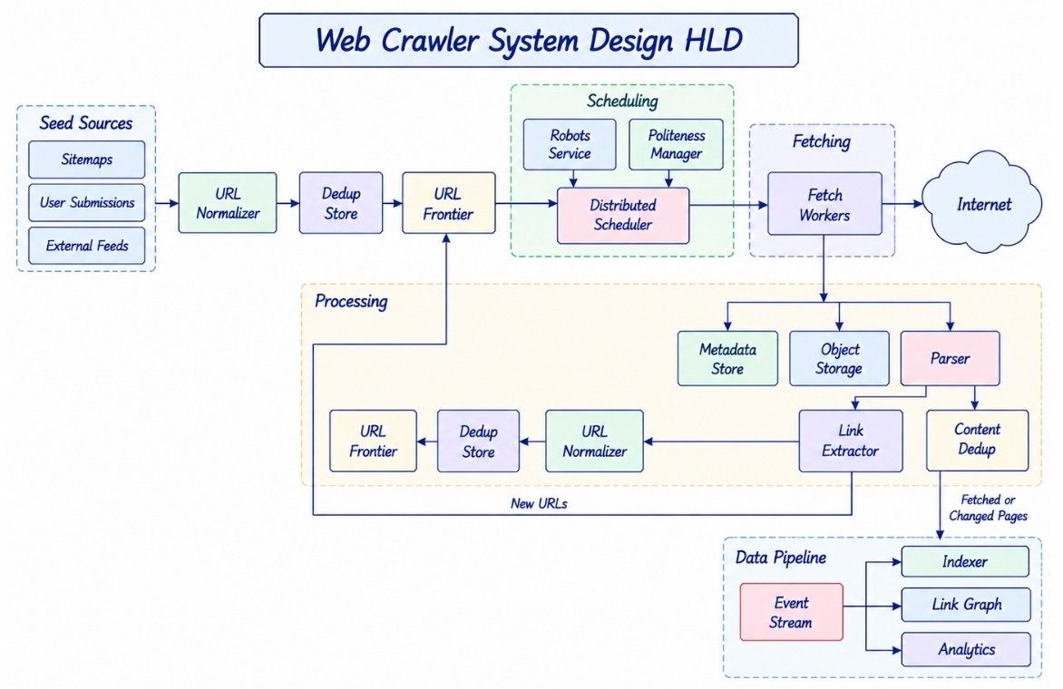 Web Crawler HLD