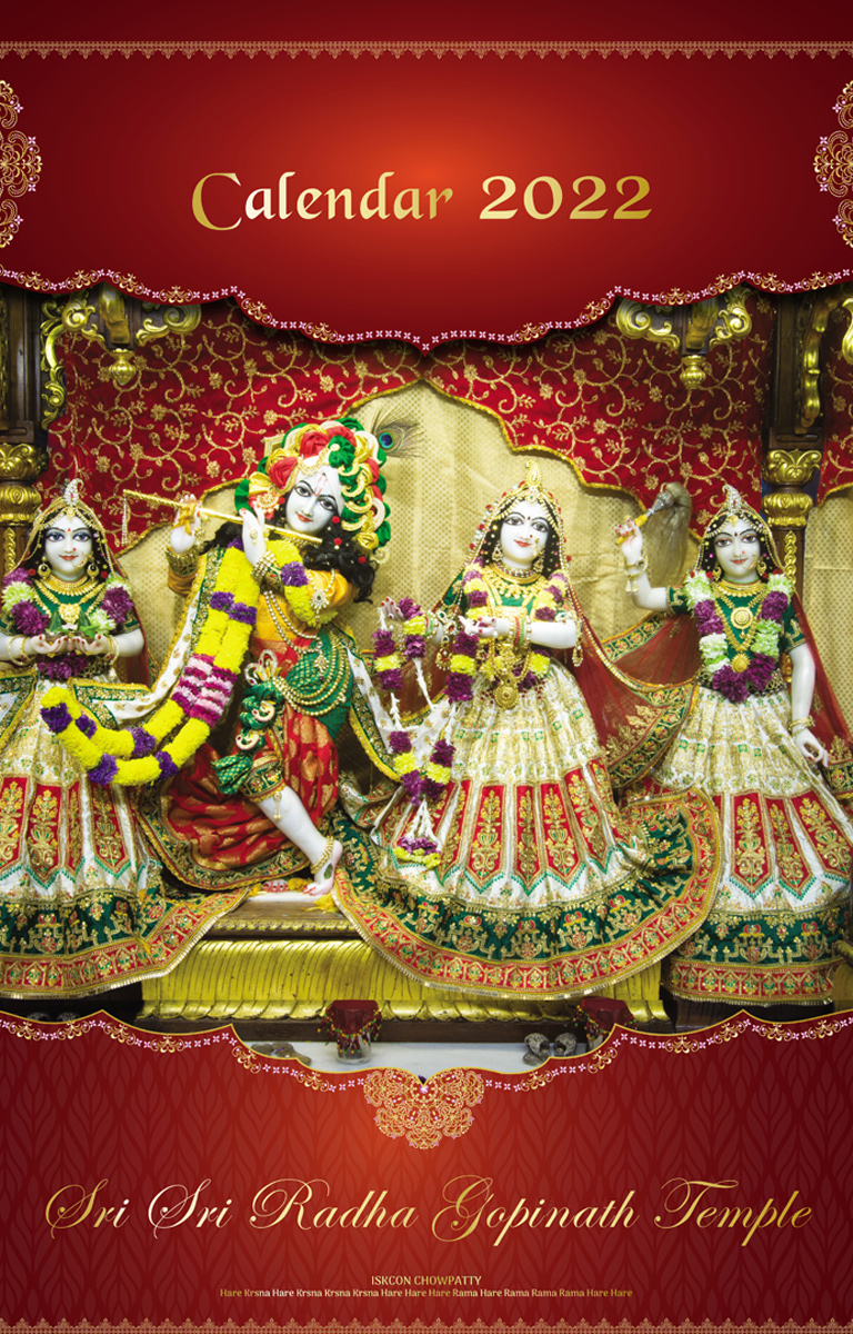 Calendar 2022 - Store - Iskcon Chowpatty