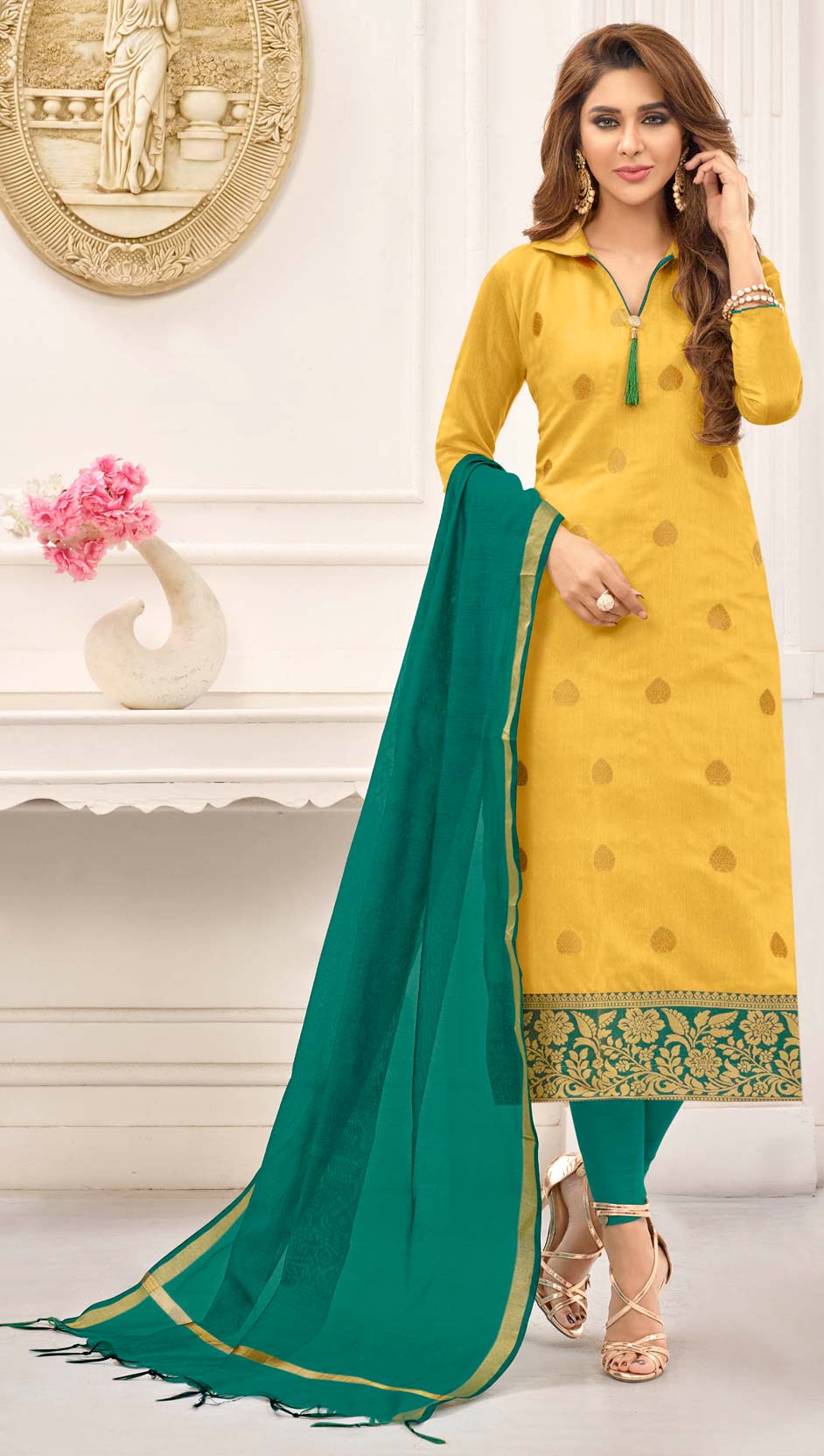 banarasi silk salwar kameez online