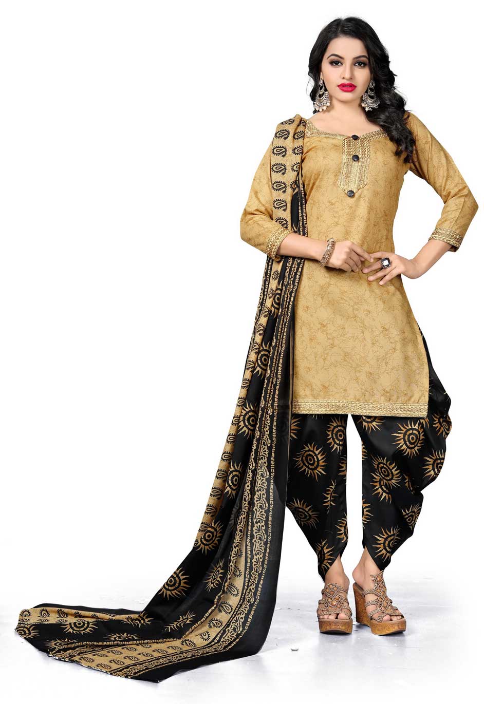 plain material for salwar