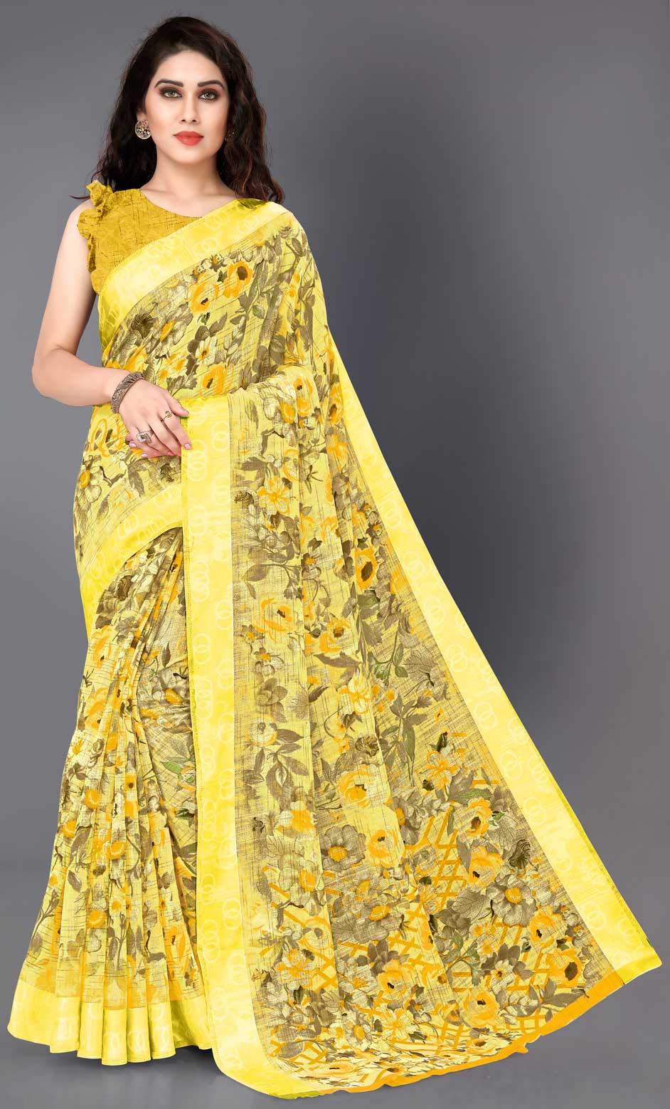 poly cotton sarees price