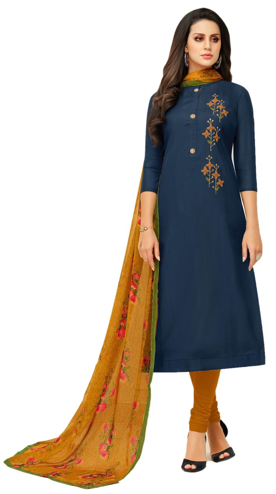 plain material for salwar