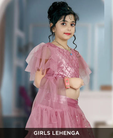 indian wedding dress for girl kid