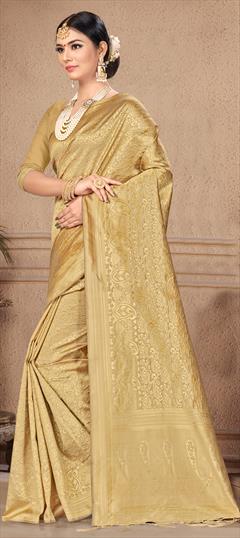 Golden Sarees - Buy Gold Colour Silk Saris For Women Online
