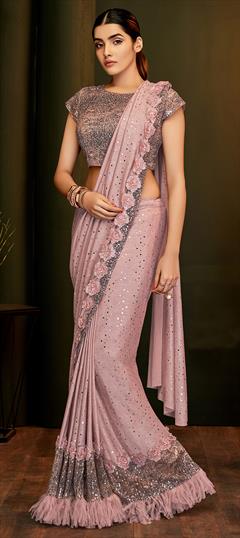 latest designer ready to wear saree