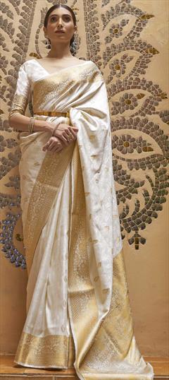 White Sarees | White Silk Saris For Wedding
