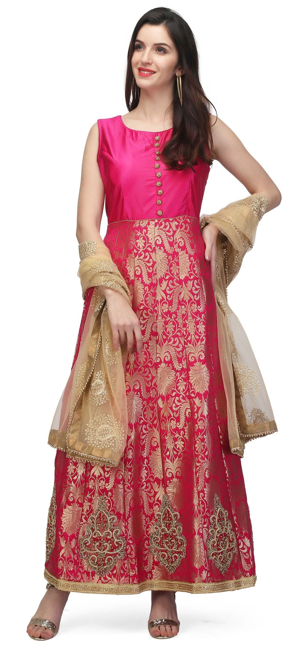 brocade salwar suit