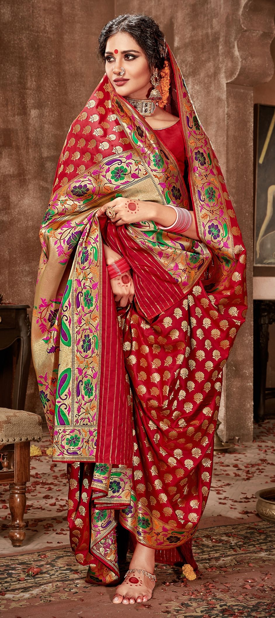 Wedding Banarasi Saree – zartaricouture