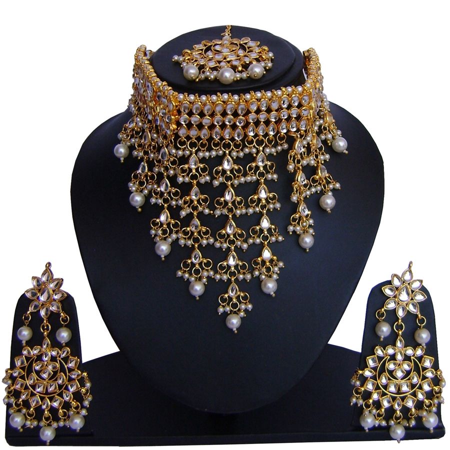 Metal Pendant Necklace in Gold/Silver