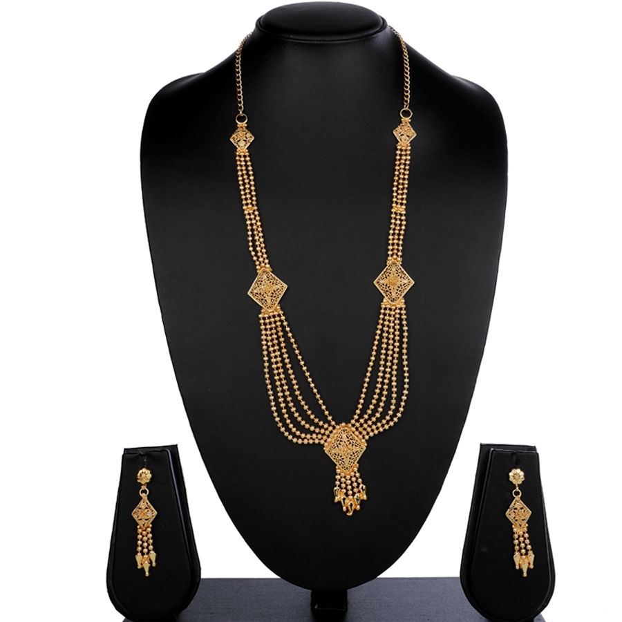 1531048 Gold color Brass metal Necklace