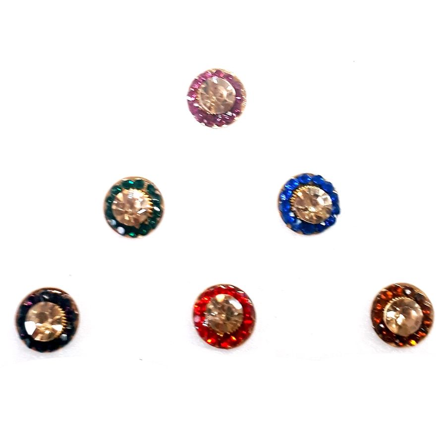 1531580: Multicolor color Fancy Fabric fabric Bindi