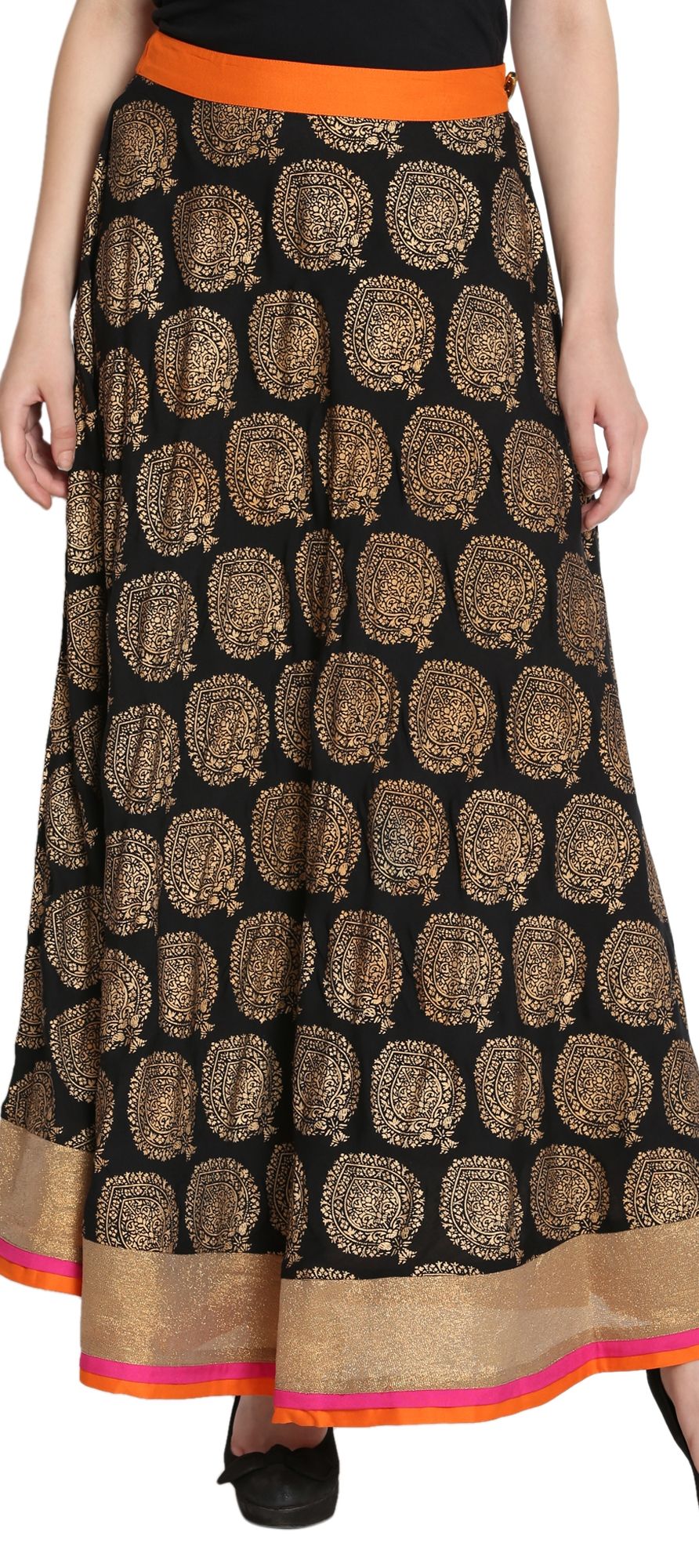 CC 25 Hollow Knitted Skirt Gray Cotton