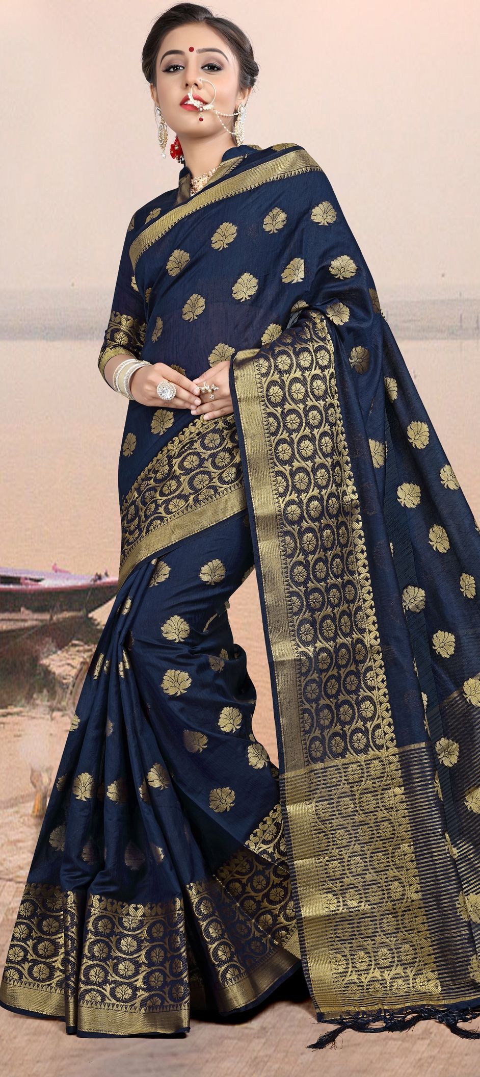 linen party wear sarees