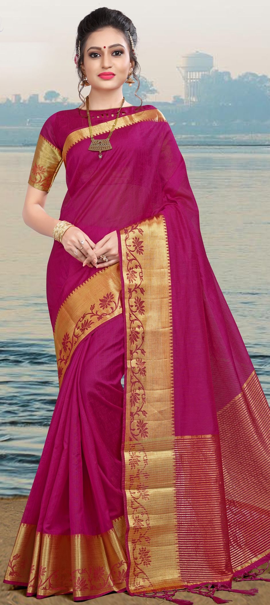 linen party wear sarees