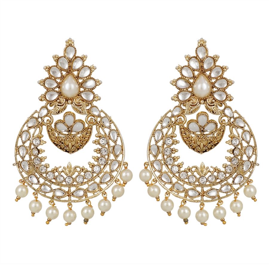 White Nitro Earrings main image 1