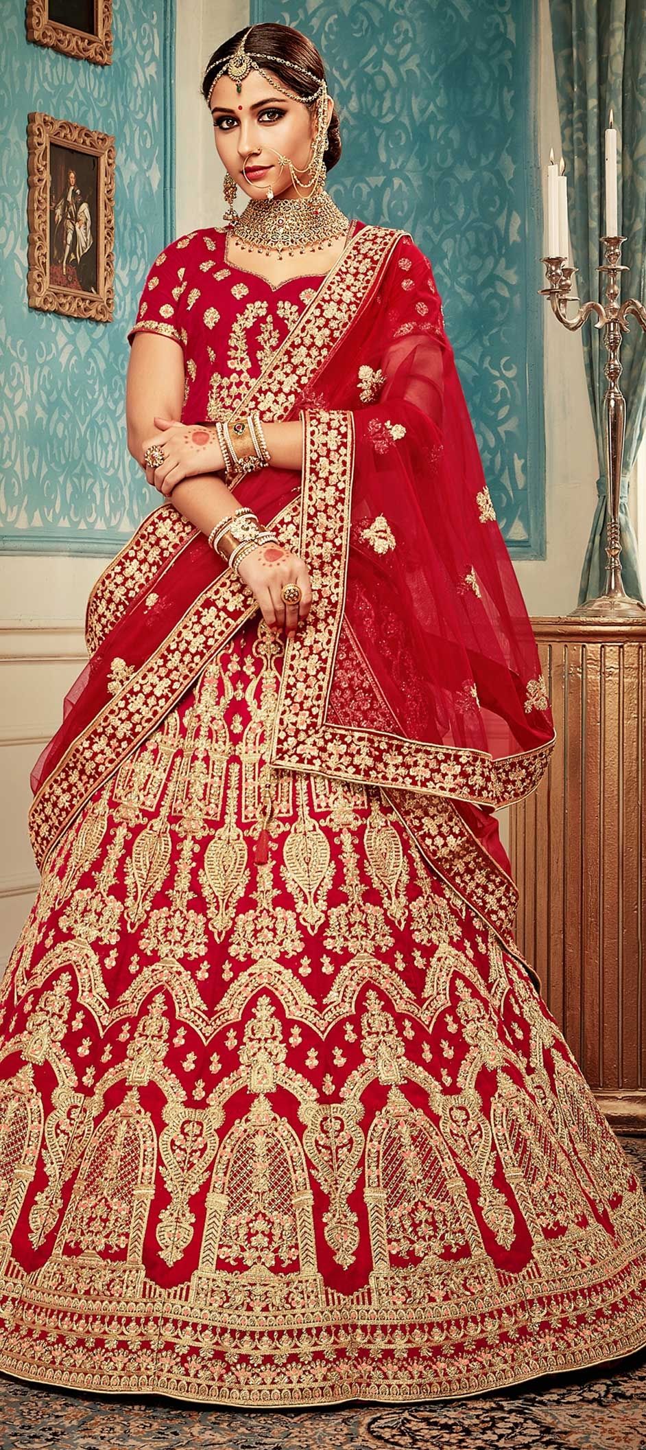 New Designer Jaipuri Lehenga Choli Online with Price